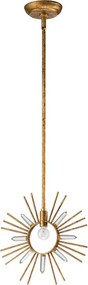 Gilded Nola Sun King GN-SUN-KING-P-G Függőlámpa 1x60 W/E27