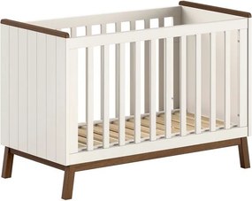 Bézs borovi fenyő babaágy állítható magassággal 60x120 cm Sezane – Vipack