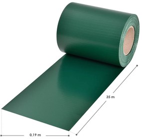 Juskys PVC védőöv a kerítéshez 4 db - zöld