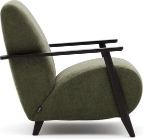 Zöld zsenília fotel Meghan – Kave Home