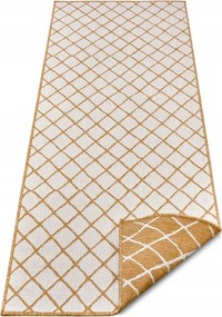 Szőnyeg 80x350cm, kétoldalas, zsinóros, lapos szövésű folyosóra/előszobába