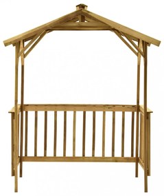 impregnált fenyőfa grillezőfészer 163,5 x 93 x 210 cm