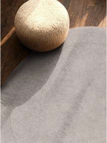 Szürke kézi szövésű gyapjúkeverék kerek szőnyeg ø 160 cm Kari Organic – Villeroy&amp;Boch