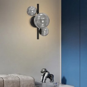 ONLI - Fali lámpa PALOMA 3xG9/10W/230V fekete/füstös