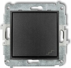 Lépcsőkapcsoló szimpla grafit 11MWP-3 Mini Karlik