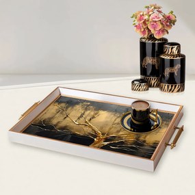 Üveg tálca, 38×24 cm – TPB9928