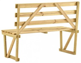 impregnált fenyőfa kerti pad 120 cm
