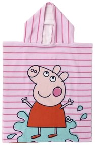 Peppa malac Sunny Day strand törölköző poncsó 50 x 115 cm