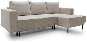 Sarokkanapé Rodriguez mini (J) (sötét bézs + fekete). 1099142