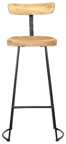 bárszékek 2 db 49x43x103 cm tömör fa Mango