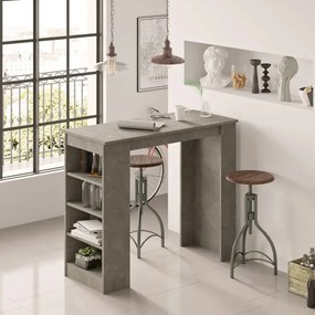 Bárasztal Houseland Masasi retró szürke/beton