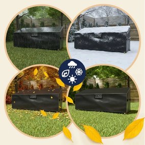 Deuba Kerti pad védőhuzat 163x66x63/89 cm - antracit