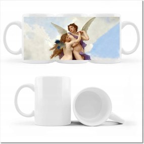 Bouguereau fényképes bögre Angyalok Szerelem