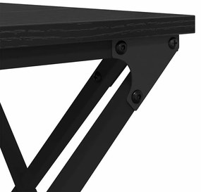 Dohányzóasztal Musta tammi 100 x 49 x 40 cm Faanyag