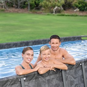 Bestway Malaga szögletes fémvázas APX 365 medence szett 549 x 274 x 132 cm