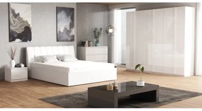 TANIA komód, 110x87x46, fehér