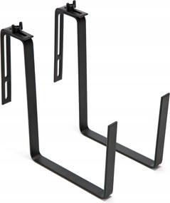 Fogantyú szett akasztós virágtartó erkély fém