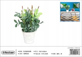 Dekoratív Mesterséges Szobanövény Zöld Levelekkel