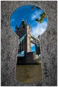Poszterek 80x120 Tower Bridge, égbolt