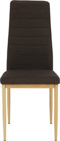 Szék, sötétbarna szövet/bükk, COLETA NOVA