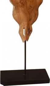 Bikakoponya szobor teak 66x15x88 cm