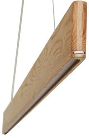 LED Csillár zsinóron LED/22W/230V 4000K 120 cm kőris/tömör fa