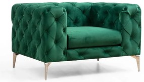 Zöld fotel Como – Artie