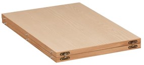 Kerek bővíthető étkezőasztal tölgyfa dekorral ø 115 cm Malaga – Bonami Selection
