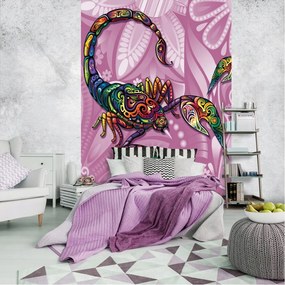 Fotótapéta Skorpió Színes vinil minta 184x254 +ragasztó