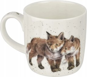 Porcelán Bögre Royal Worcester Kis Rókák Born to be wild by Hannah Dale