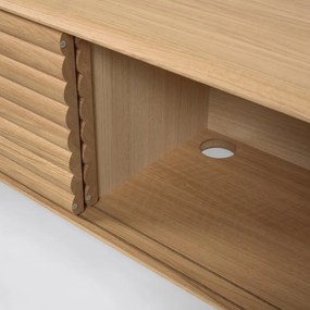 Lenon TV-állvány tölgyfa dekorral - Kave Home
