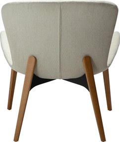 Krémszínű buklé fotel Paragon – DAN-FORM Denmark