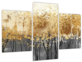Kép - Arany fák (90x60 cm)