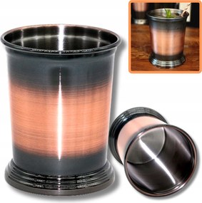 Elegáns Acél Italos Bögre Julep Cup 400ml Barna-Fekete