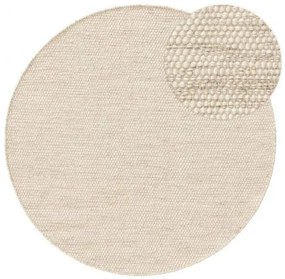 Gyapjú szőnyeg Rocco Cream 15x15 cm Sample