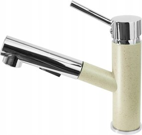 Konyhai csaptelep kihúzható kifolyócsővel CADO2 bézs Gamma