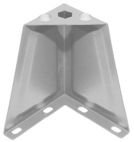 Szürke színű bútorlábak 4 db-os készlete