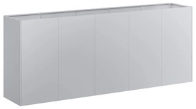 vidaXL ültetvény 200x40x80 cm Horganyzott acél