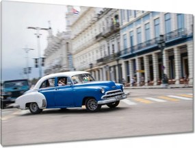 Festmények 120x80 Kubai autók Kuba