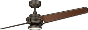 KICHLER KLF-XETY-56-OZ XETY Ventilátoros lámpa Antik Bronz, Olajozott Bronz LED IP20