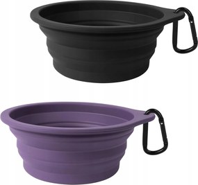 PetBonus Összecsukható kutya tál, 2 darabos szett,