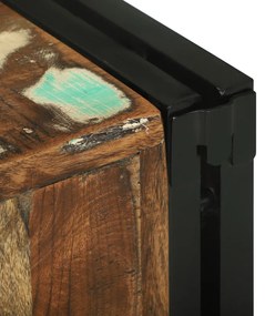 Borállvány 34.5x35x39 cm Tömör újrahasznosított fa