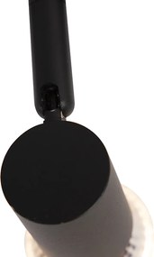 Modern fekete sínrendszer 3 lámpás 3 fázisú bal - Jeany