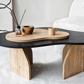 Melted - Black, Sapphire Oak