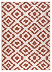 Malta barna-krémszínű kültéri szőnyeg, 80 x 150 cm - NORTHRUGS