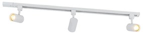 Okos sínrendszer fehér 1 fázisú 3 lámpás, Wi-Fi GU10-zel - Iconic Jeana