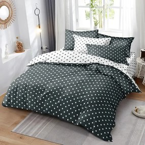 Colam szürke pamut ágyneműhuzat