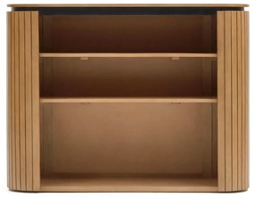 Természetes színű mangófa könyvespolc 120x90 cm Licia - Kave Home