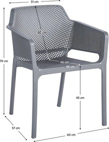 Rakásolható szék, szürke, LAVTON