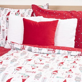 4Home Pamut ágynemű Christmas Elf , 140 x 200 cm, 70 x 90 cm